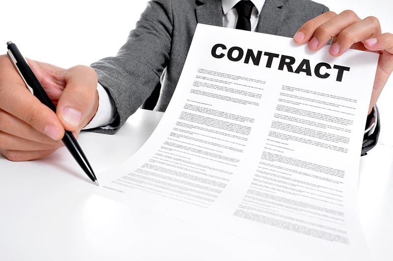 Which elements of the contracts are to be interpreted?